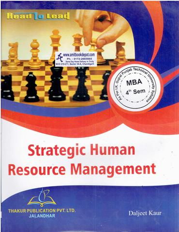 Strategic Human Resource Management MBA 4th Sem PTU