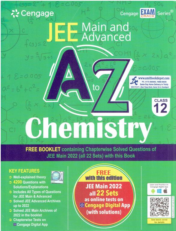 A To Z Chemistry for JEE Main Advanced Class 12th (NEW)