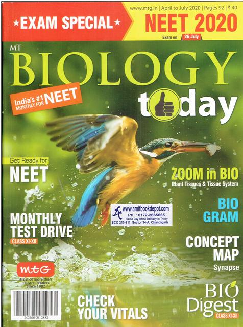 Biology Today Monthly Magazine (April to July) 2020) (NEW)