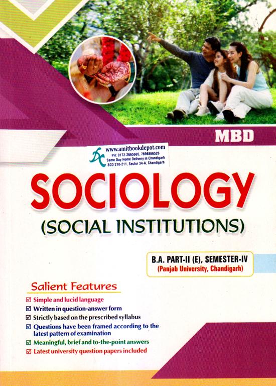 MBD Sociology BA 4th Semester PU