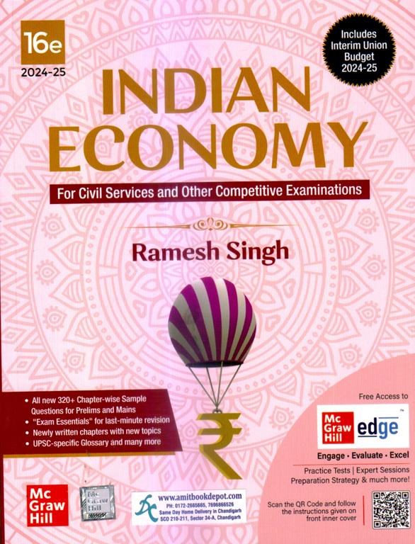 McGraw Indian Economy for Civil Services Examinations 16th Edition