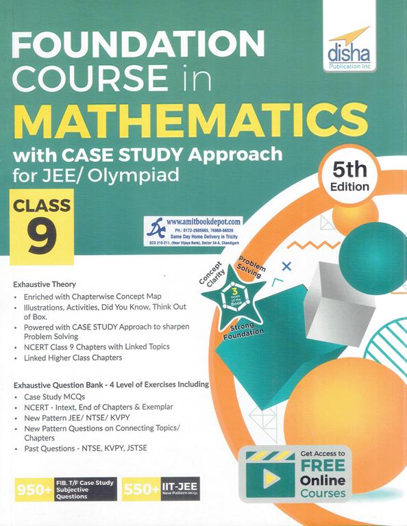 Disha Foundation Course in Mathematics for JEE and Olympiad Class 9th