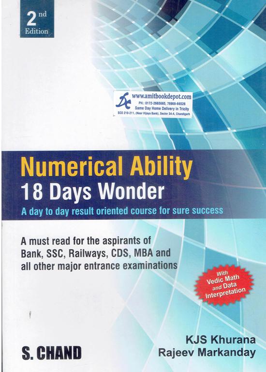 Numerical Ability 18 Days Wonder