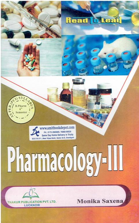 Thakur Pharmacology 3 For B Pharmacy Semester 6 PTU