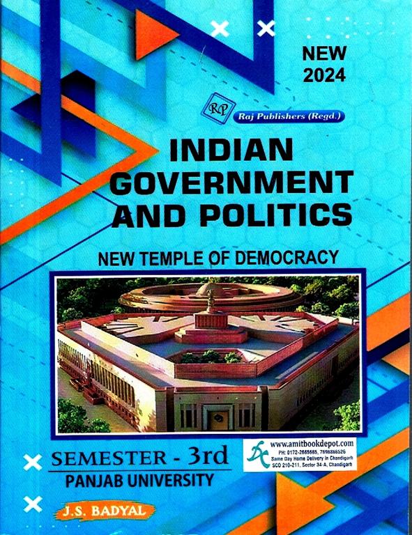 Raj Indian Government and Politics BA 3rd Semester PU (English Medium)