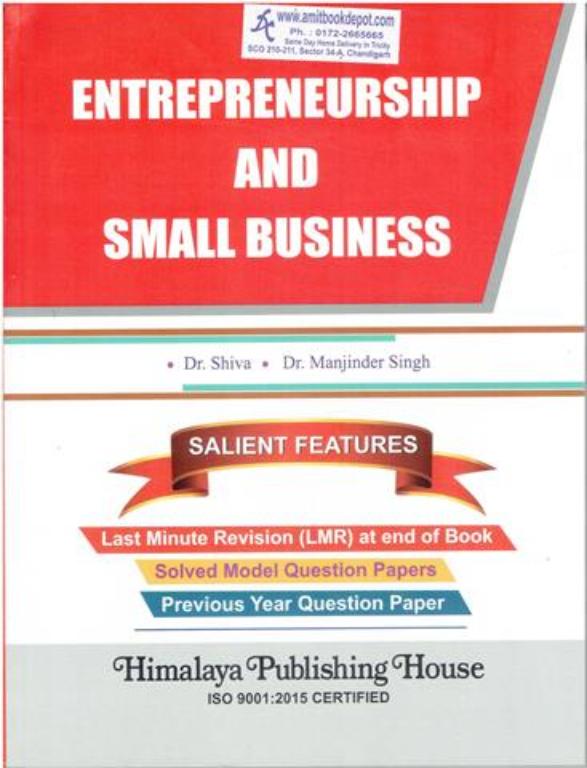 Himalaya Entrepreneurship and Small Business BCOM 5th Semester PU Chandigarh