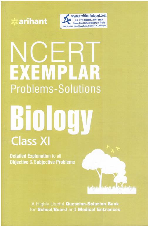 Arihant NCERT Exemplar Problems Solutions Biology for Class 11th