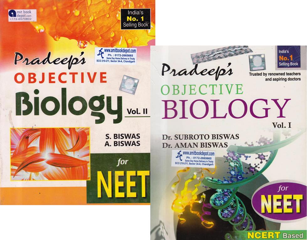 Pradeep Objective Biology NEET (Set of Two Volumes) (OLD)