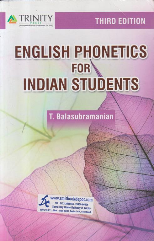 English Phonetics for Indian Students BA 1st Year (1st and 2nd Sem) PU