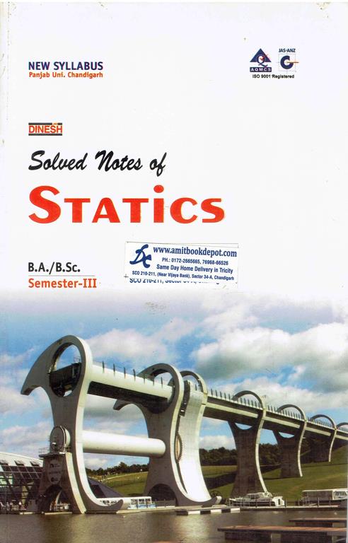 Solved Notes of Statics BA and BSc 3rd Semester PU