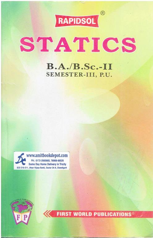 Rapidsol Statics for BA and BSc 3rd Semester PU