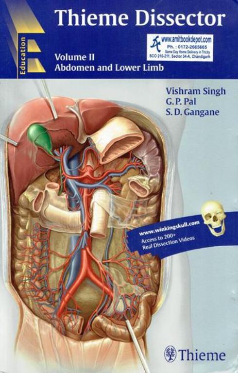 Thieme Dissector Vol 2 Abdomen and Lower Limb