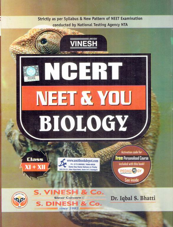 Vinesh NCERT Neet and You Biology for Class 11and 12