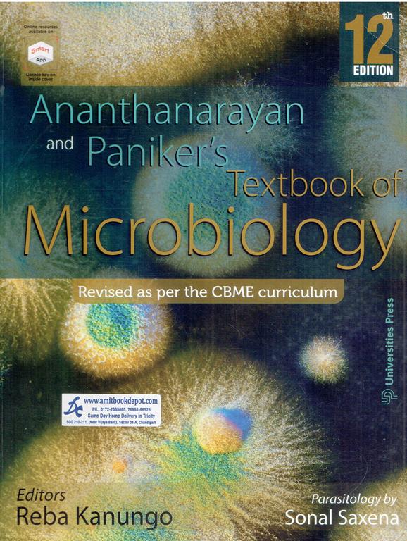 UP Ananthanaryan and Panikers Texbook of Microbiology