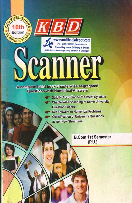 KBD Scanner Bcom 1st Semester PU