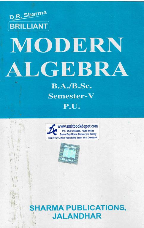 Brilliant Modern Algebra BA and BSC 5th Semester PU Chandigarh