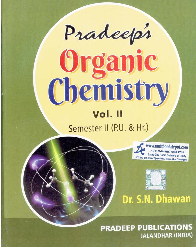 Pradeep Organic Chemistry Vol 2 BSc 2nd Semester PU