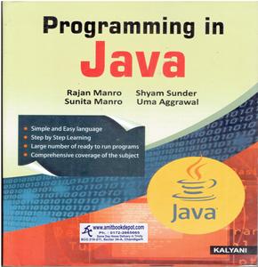 Programming in Java BCA 5th Sem PU Chandigarh