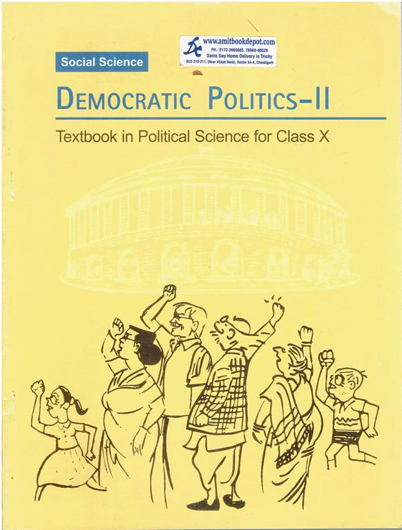 NCERT Democratic Politics Part 2 Textbook in Political Science for Class 10th