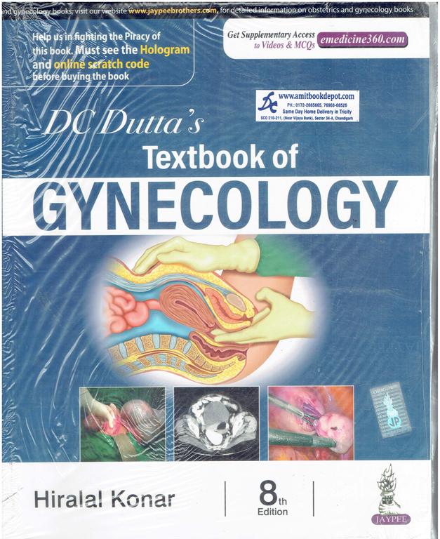 DC Duttas Textbook of Gynecology 8th Edition (NEW)