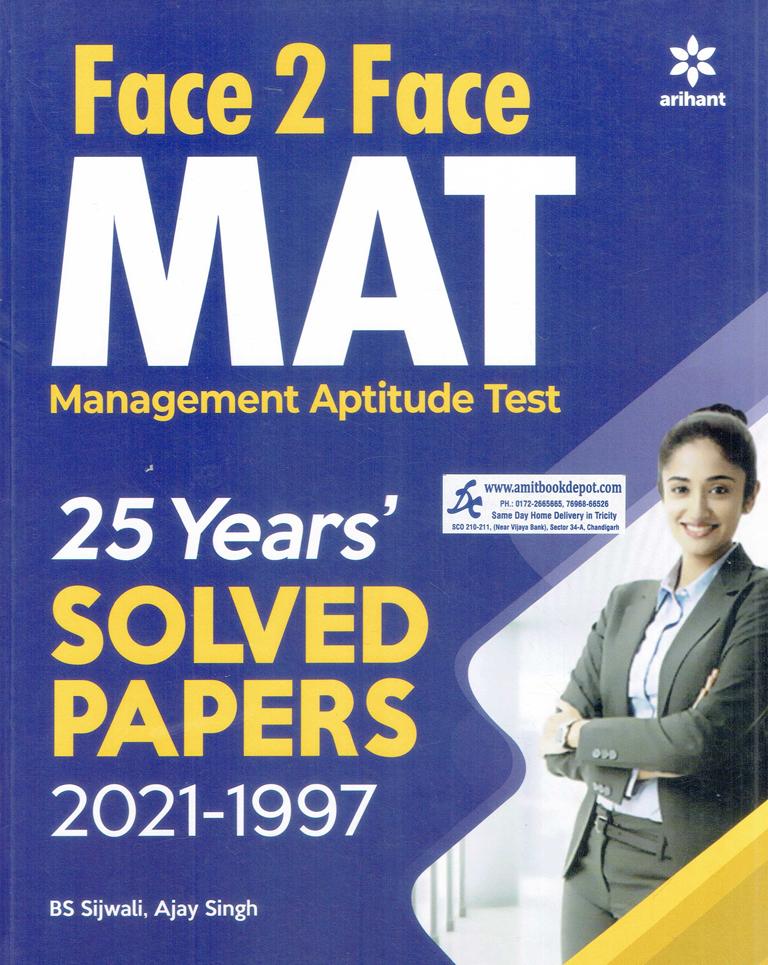 Face 2 Face MAT Management Aptitude Test 25 Years Solved Papers