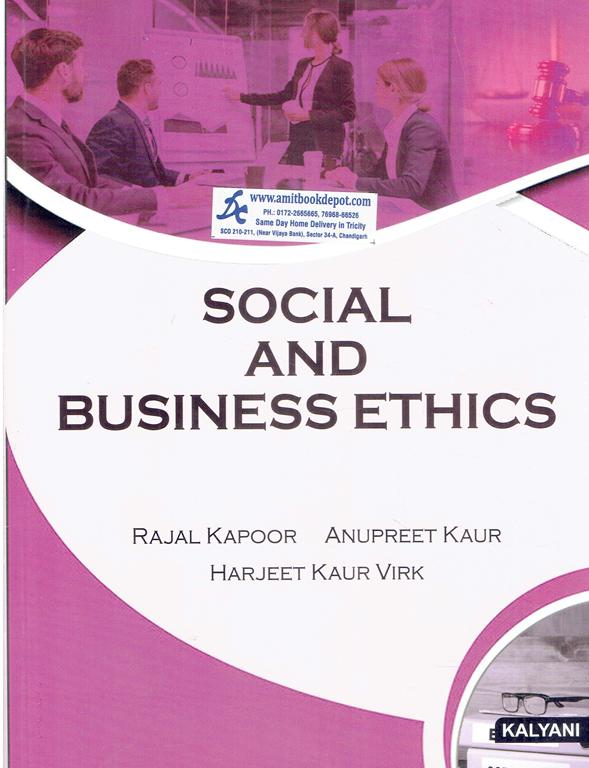 Kalyani Social and Business Ethics BCOM 6th Semester PU Chandigarh