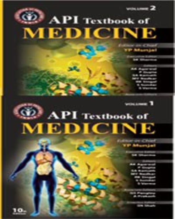 API Textbook of Medicine Volume 1 and Volume 2 with CD ROM