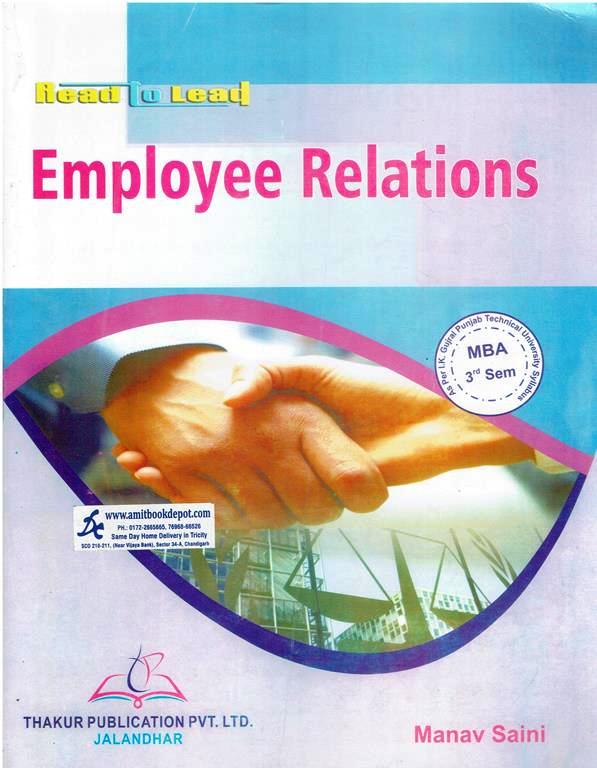 Thakur Employee Relations MBA 3rd Semester PTU