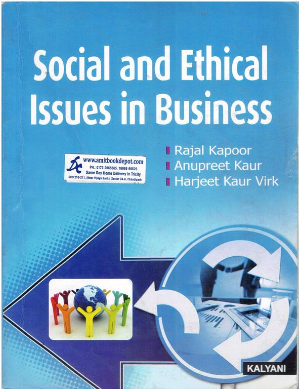 Kalyani Social and Ethical Issues in Business For BBA 6th Semester PU Chandigarh