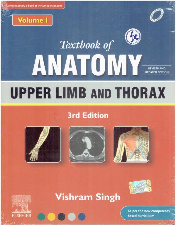 Elsevier Textbook of Anatomy Vol 1 Upper Limb and Thorax 3rd Edition