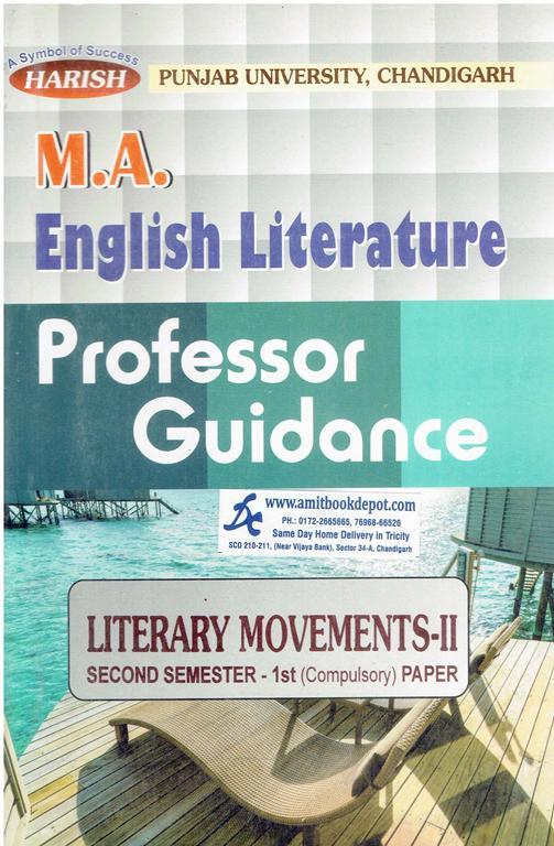 Harish M.A. English Literature Professor Guidance Literary Movements 2, 2nd Sem Compulsory