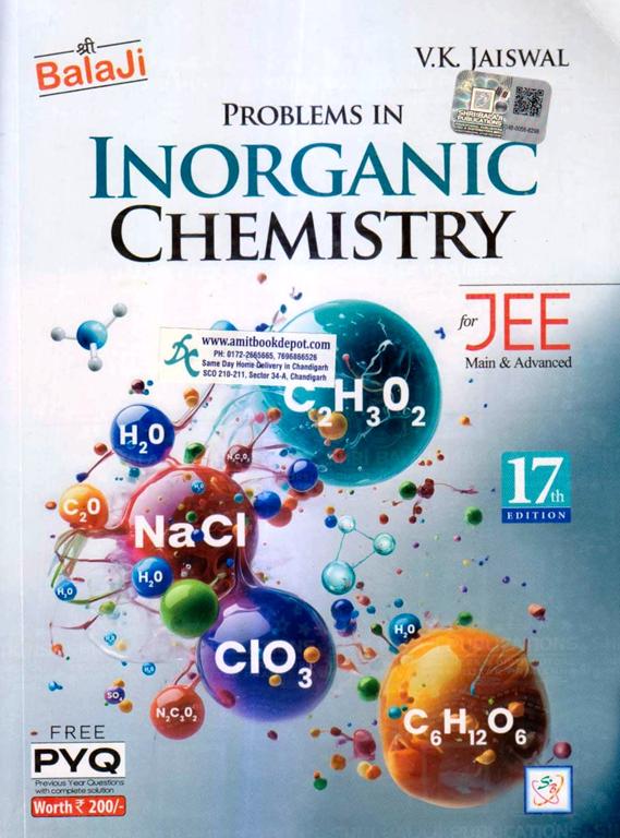 Balaji Problems in Inorganic Chemistry for JEE Main and Advanced With Free PYQ