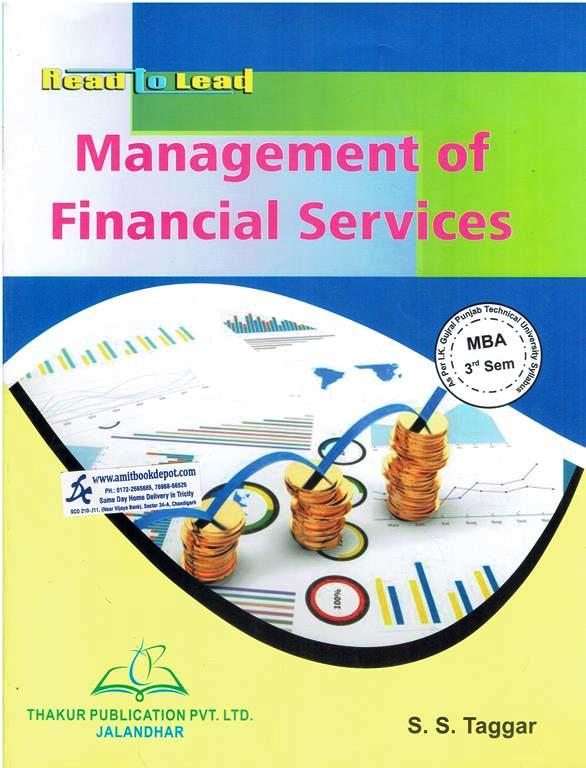 Thakur Management of Financial Service MBA 3rd Semester PTU