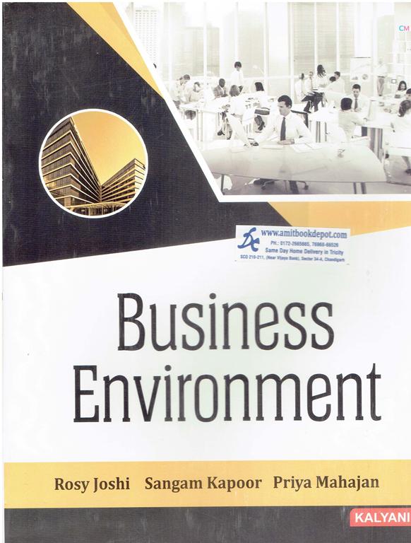 Kalyani Business Environment MCom 2nd Semester PU Chandigarh