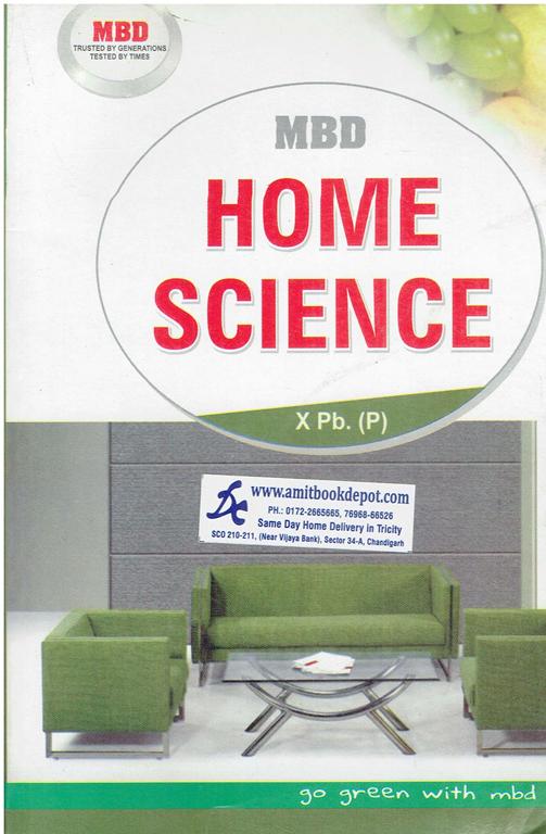 MBD Home Science for Class 10th PSEB (Punjabi Medium)