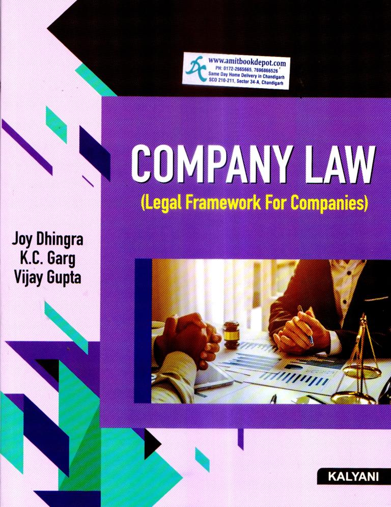 Company Law Bcom and BBA 3rd Semester PU Chandigarh