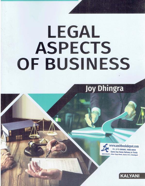 Kalyani Legal Aspects Of Business BBA 2nd Semester PU Chandigarh