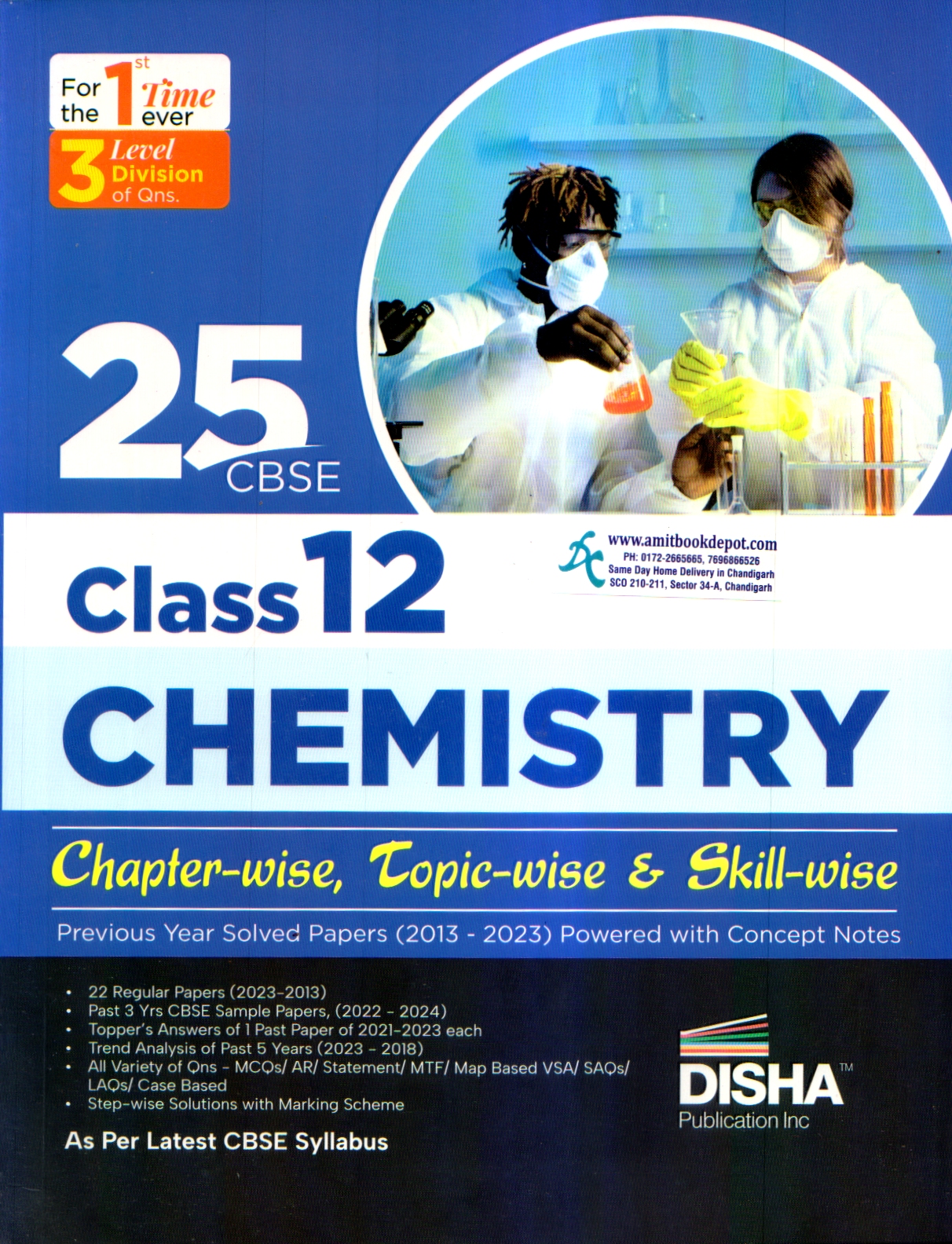 Disha 27 Chemistry New Syllabus Chapter-wise Topic-wise & skill wise Class 12th