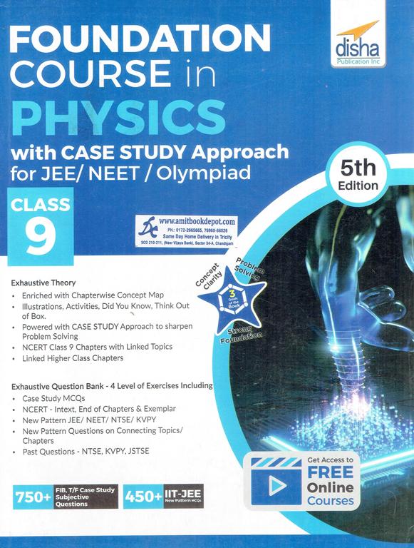 Disha Foundation Course in Physics for JEE I NEET I Olympiad Class 9th