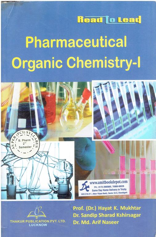 Pharmaceutical Organic Chemistry 1 B Pharma 2nd Semester PTU