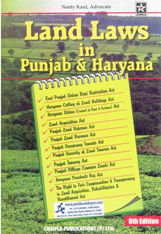 Land Laws In Punjab and Haryana (8th Edition)