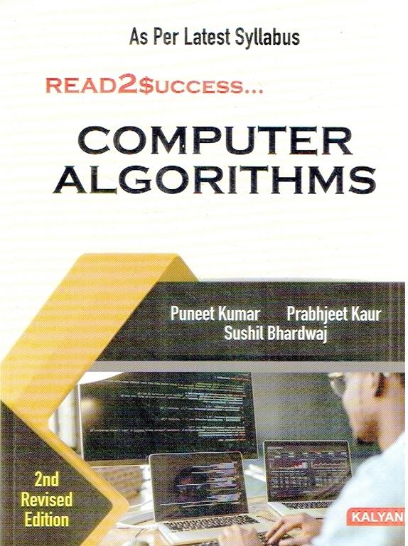 Computer Algorithms for MSc 1st Semester PU Chandigarh