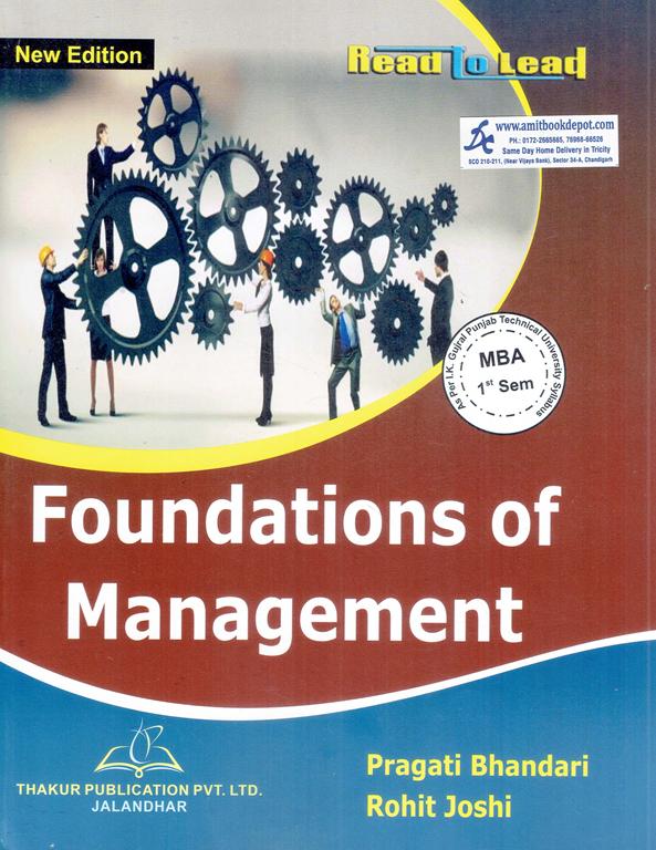 Foundation of Management MBA 1st Sem PTU