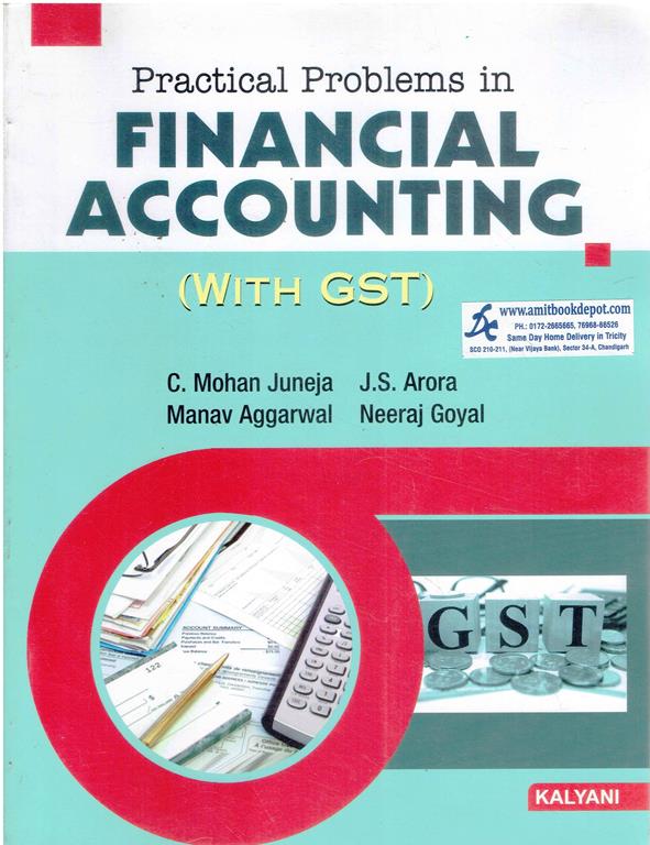 Practical Problems in Financial Accounting with GST for BBA 1st Semester PU