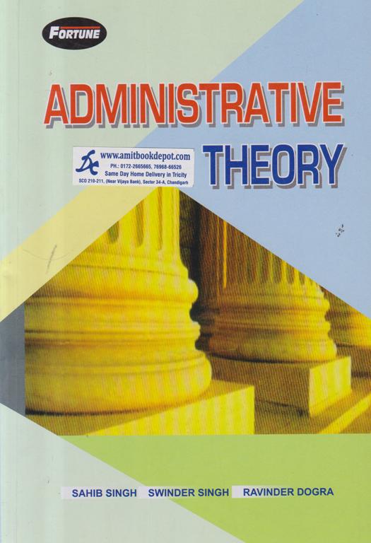 Administrative Theory BA 1st Sem PU