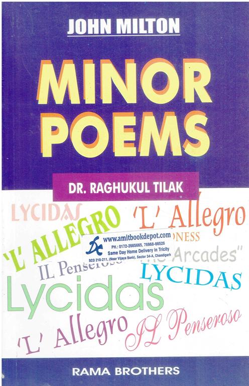 John Milton Minor Poems