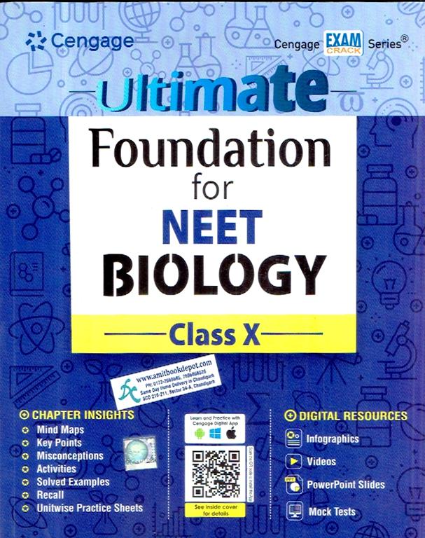 Cengage Ultimate Foundation For NEET Biology for Class X(10)