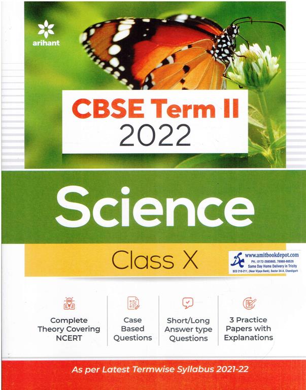 Arihant CBSE Term 2 2022 Science Sample Papers for Class 10th