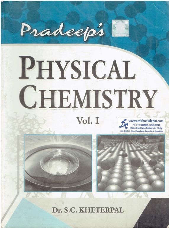 Pradeep Physical Chemistry Vol 1 BSc 1st and 2nd Sem PU