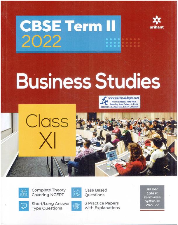 Arihant CBSE Term 2 2022 Business Studies Sample Paper for Class 11